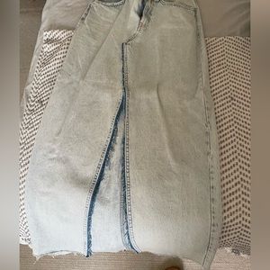 Zara long denim skirt